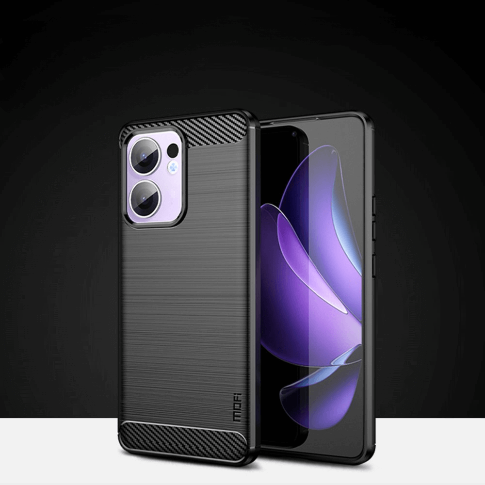 OPPO Reno13 F  - Cover in look metallo carbonio