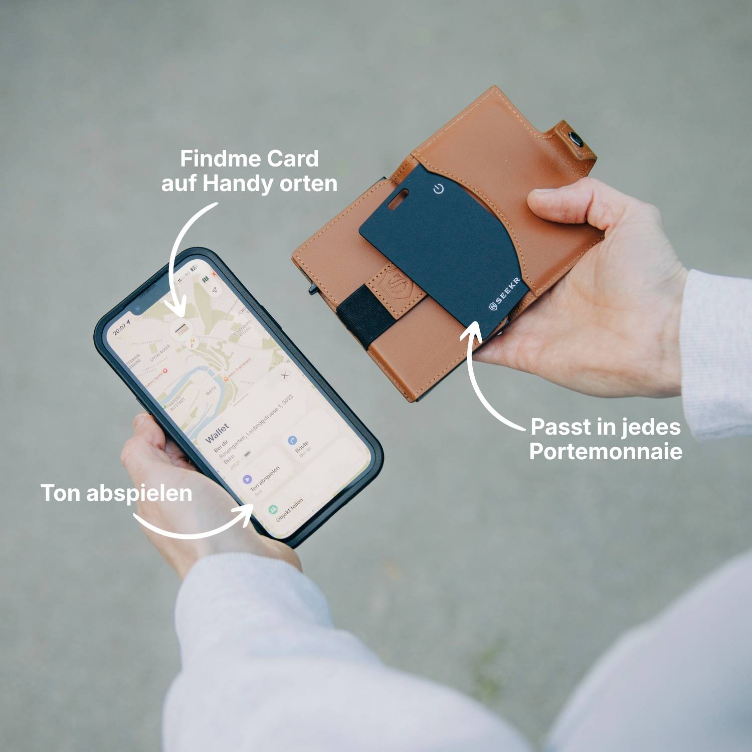 SEEKR FindMe Card for Apple Find My – Ultra-Thin Wallet Tracker Card
