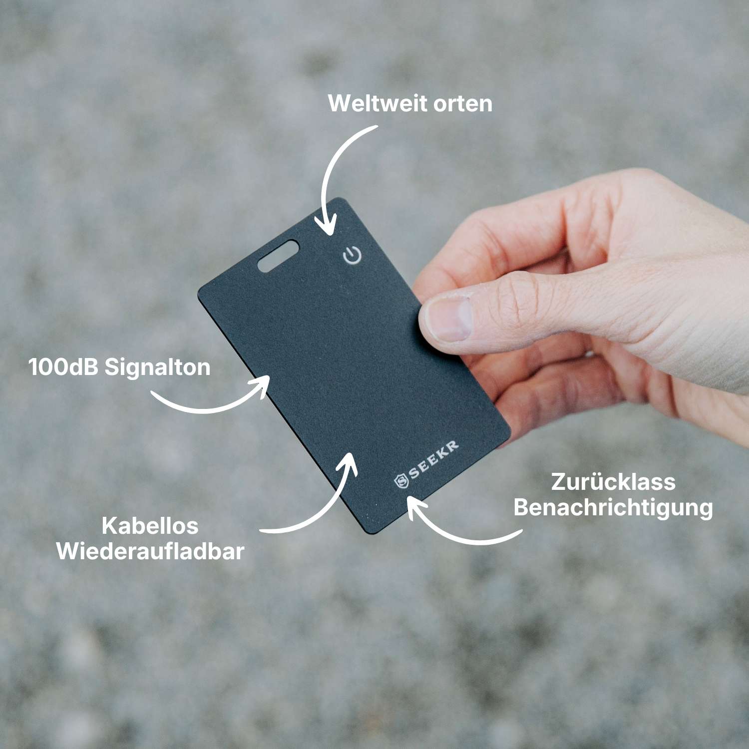 SEEKR FindMe Card for Apple Find My – Ultra-Thin Wallet Tracker Card