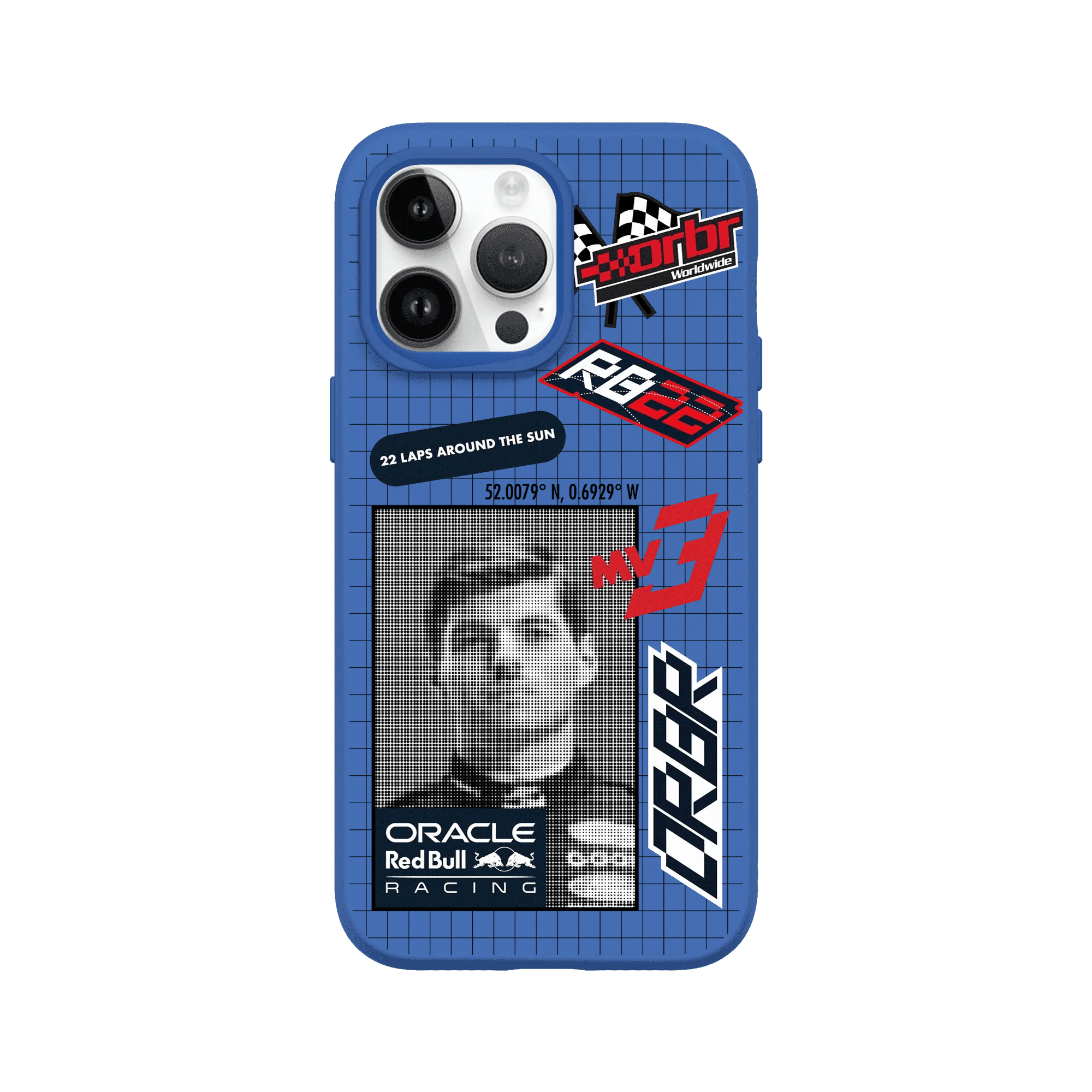 iPhone 14 Pro - RhinoShield SolidX Case - Oracle Red Bull Racing Max Verstappen MV1