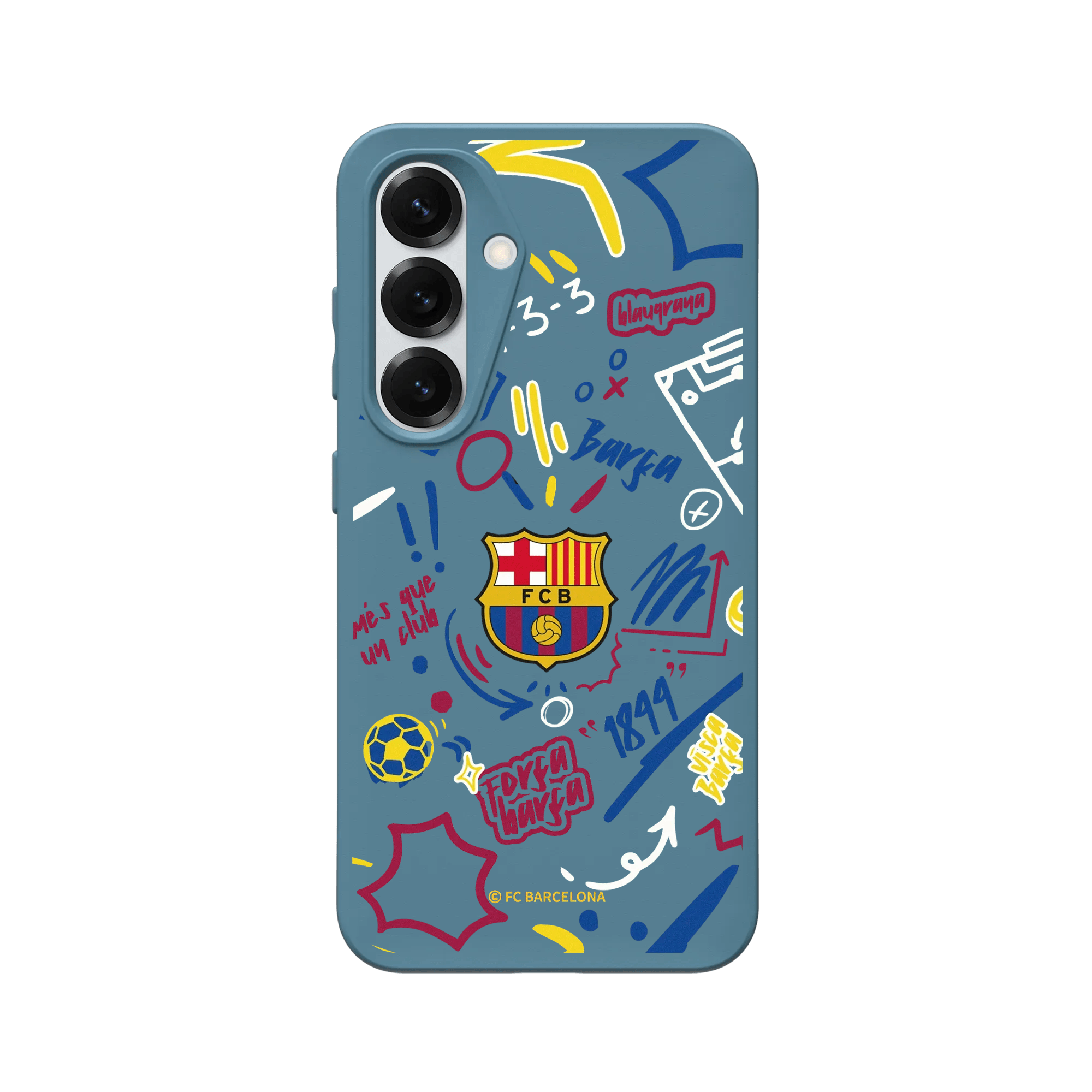Galaxy S25 - RhinoShield SolidX Case - FC Barcelona Graffiti
