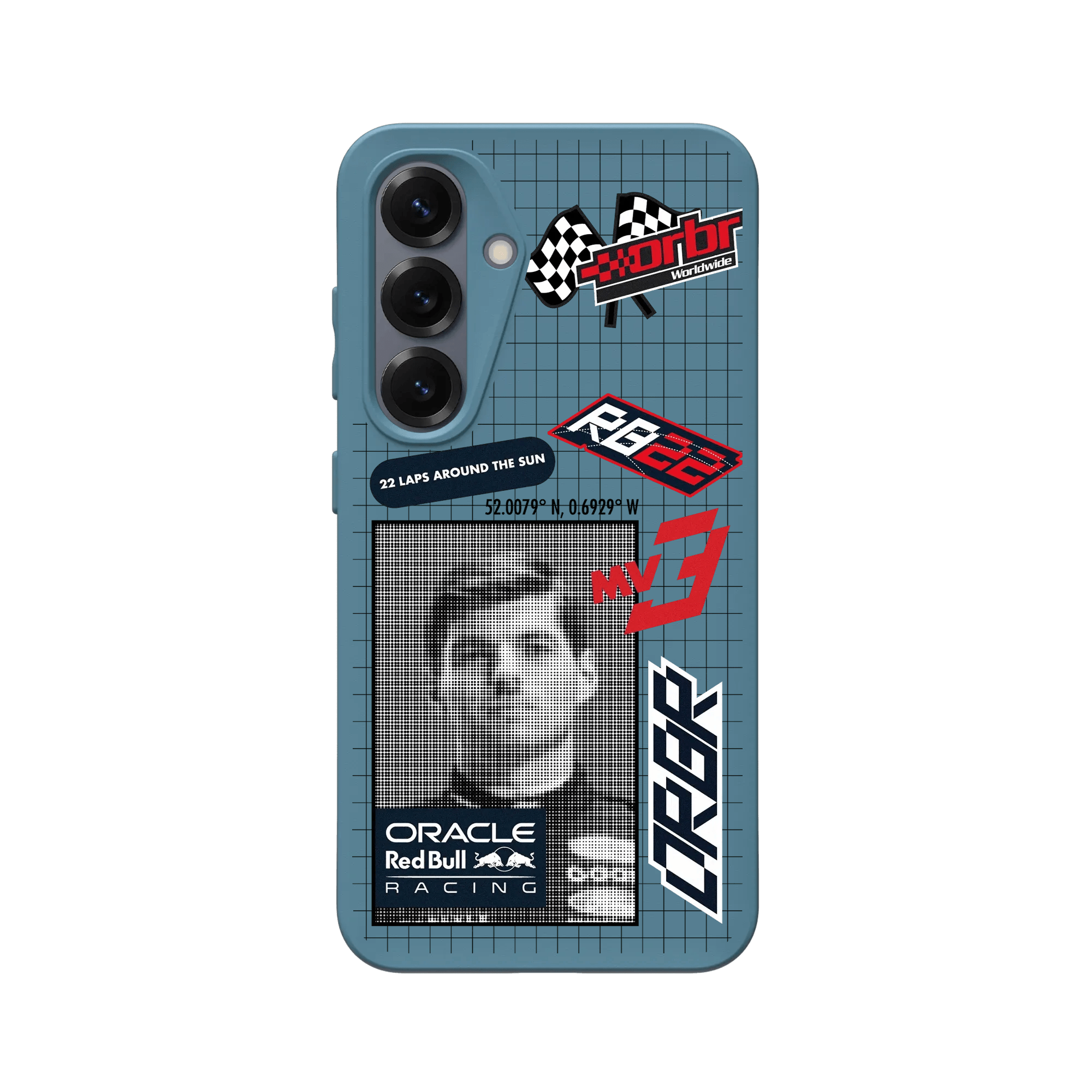 Galaxy S25 - RhinoShield SolidX Case - Oracle Red Bull Racing Max Verstappen MV1