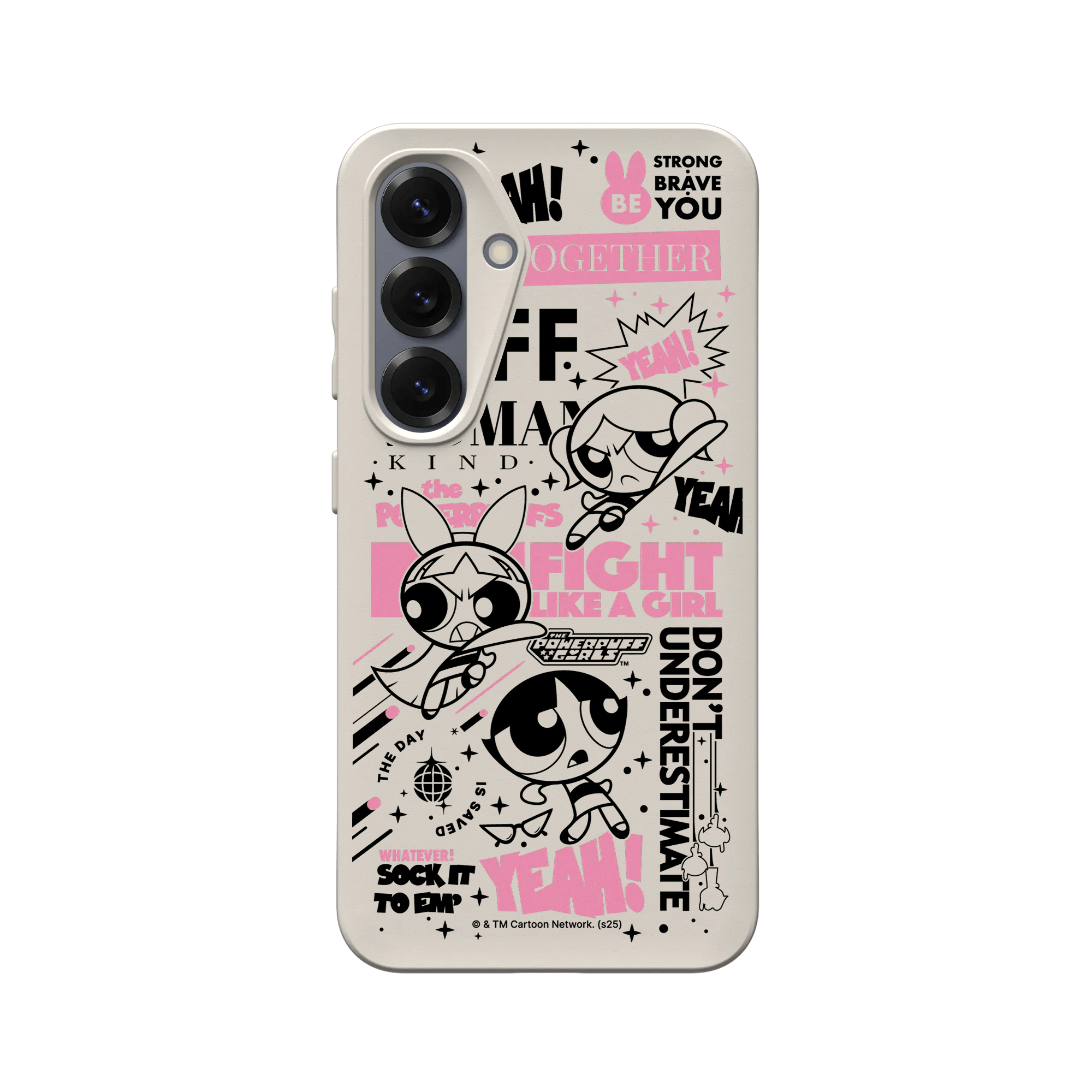 Galaxy S25 - RhinoShield SolidX Hülle – Powerpuff Girls Fight Like a Girl Edition
