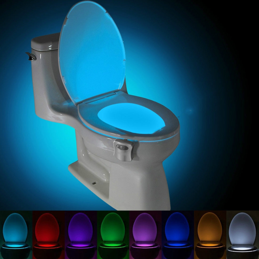 Veilleuse de toilettes avec capteur