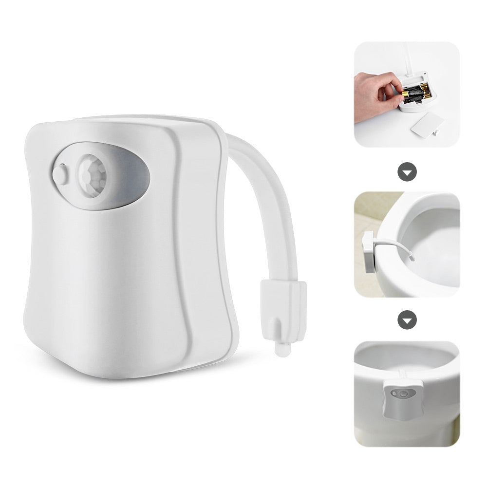 Veilleuse de toilettes avec capteur