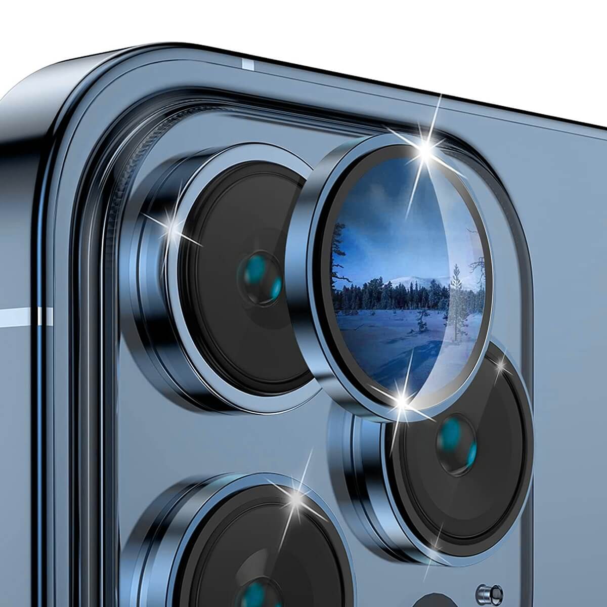 iPhone 15 Pro / 15 Pro Max - Enkay vetro protetivo per lenti della camera