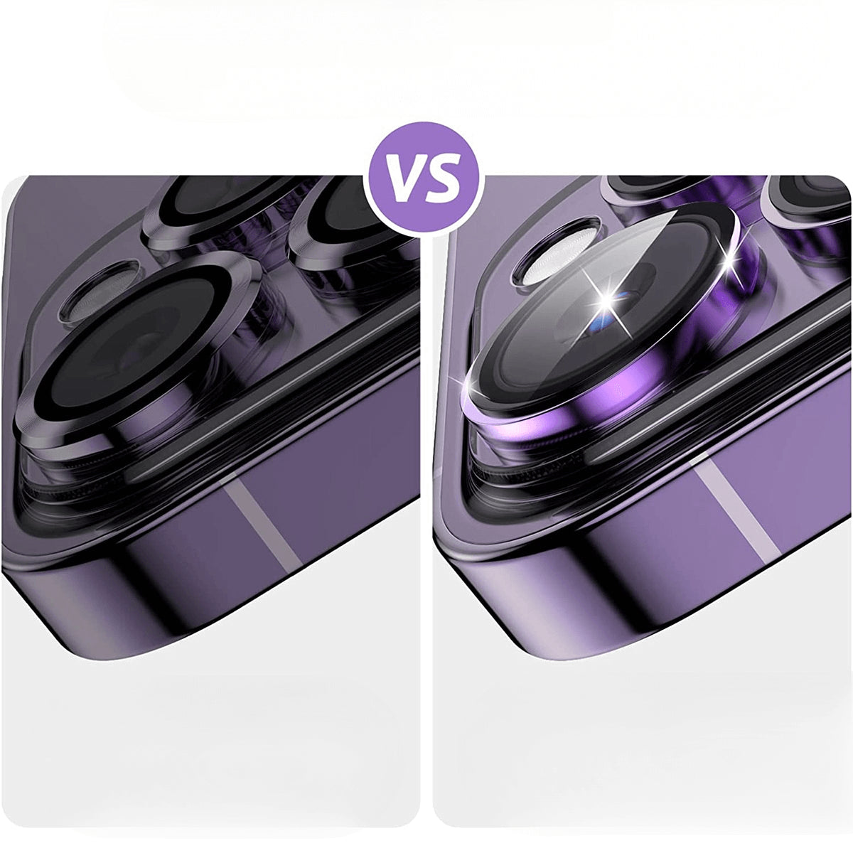 iPhone 15 Pro / 15 Pro Max - Enkay vetro protetivo per lenti della camera