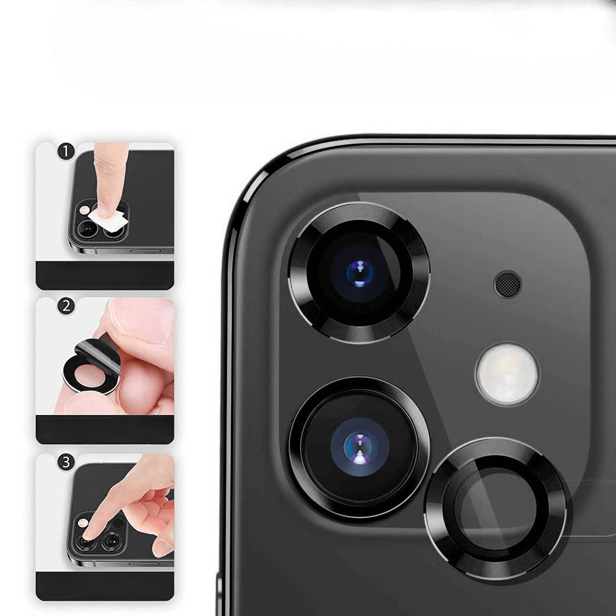 iPhone 15 / 15 Plus - Enkay lentille de caméra Tempered Glass