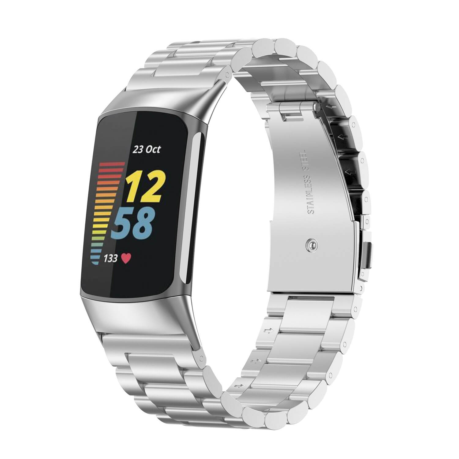 Fitbit Charge 6 - Edelstahl Armband Maschen
