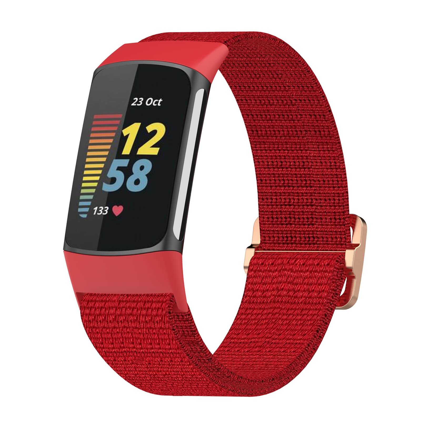Fitbit Charge 6 - Nylon Stoff Ersatz Armband