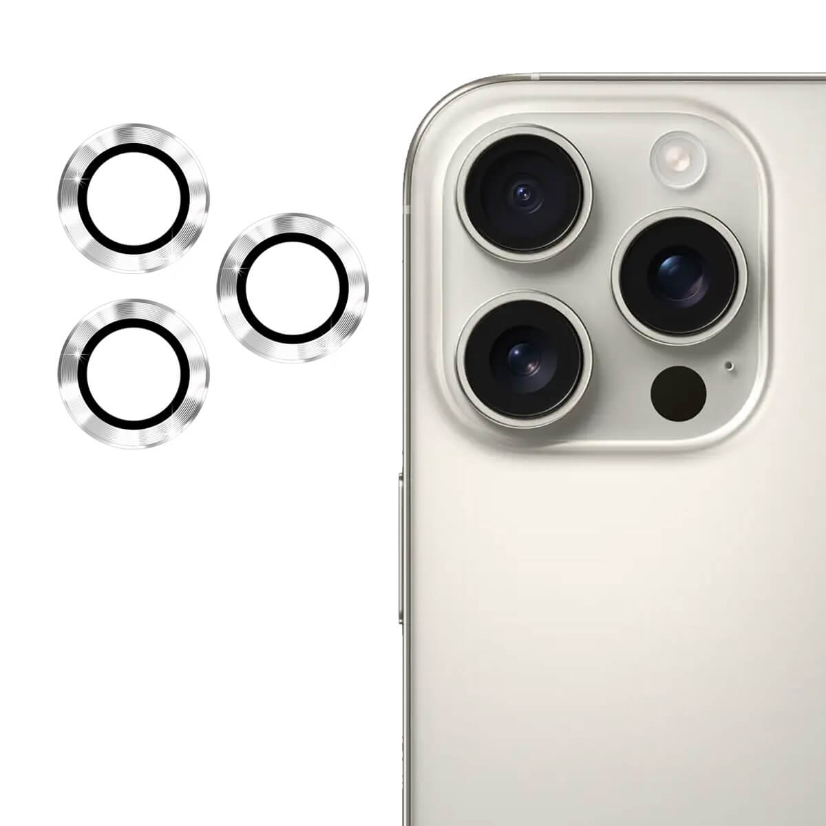 iPhone 16 Pro / 16 Pro Max - Enkay Camera Lenses Tempered Glass