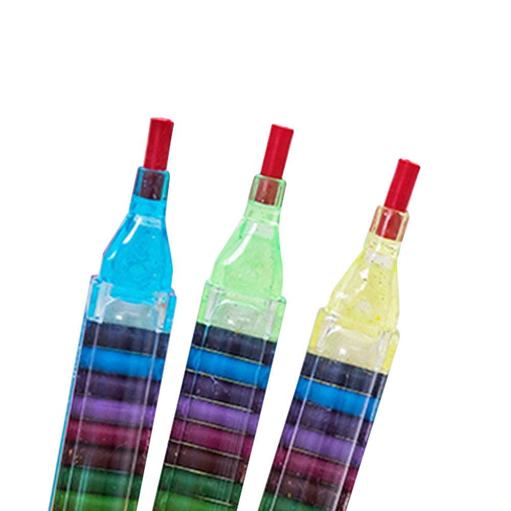 Set di 4 pastelli a olio con molti colori