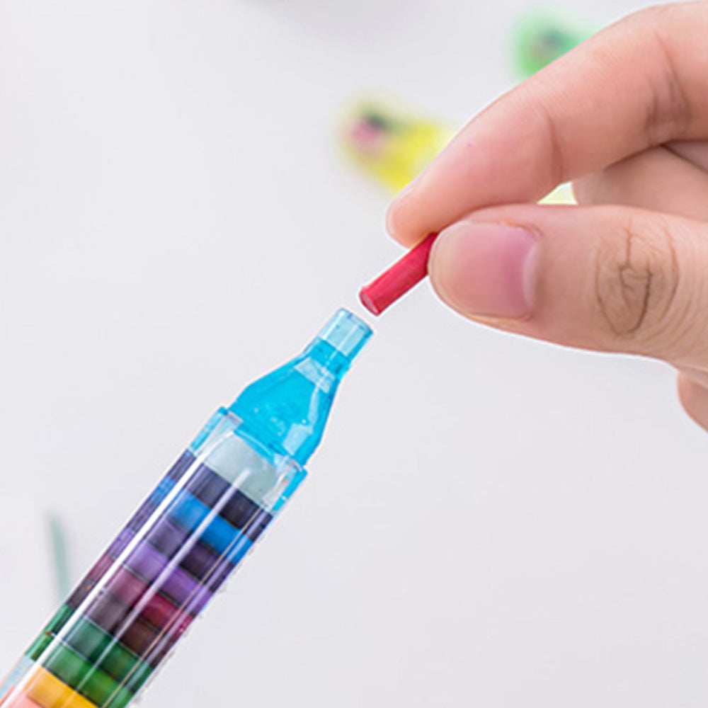 4-er Set Ölpastell Kreidestift mit vielen Farben