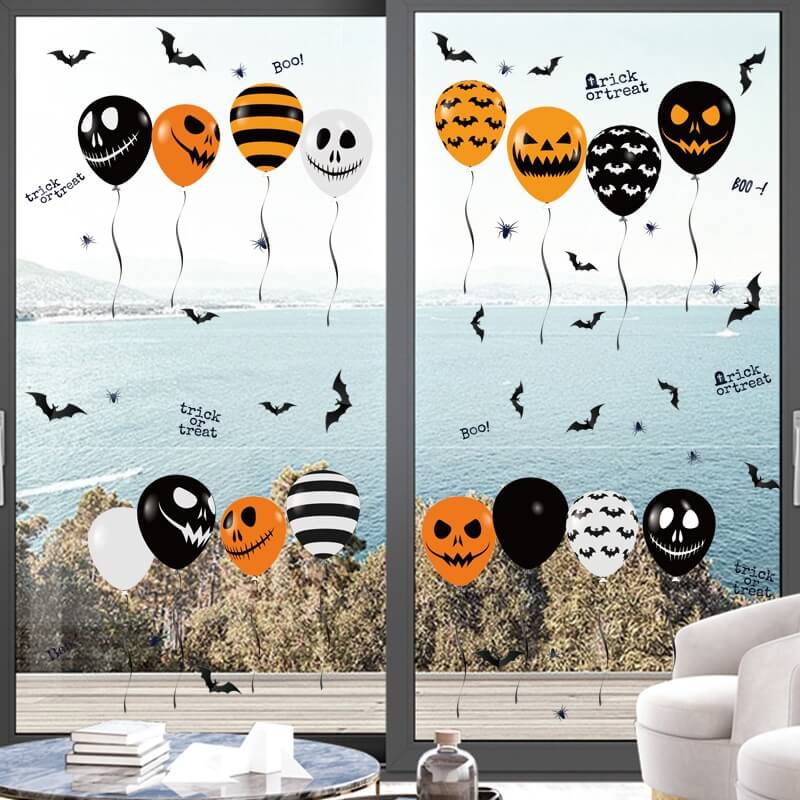 Adesivi per finestre di Halloween