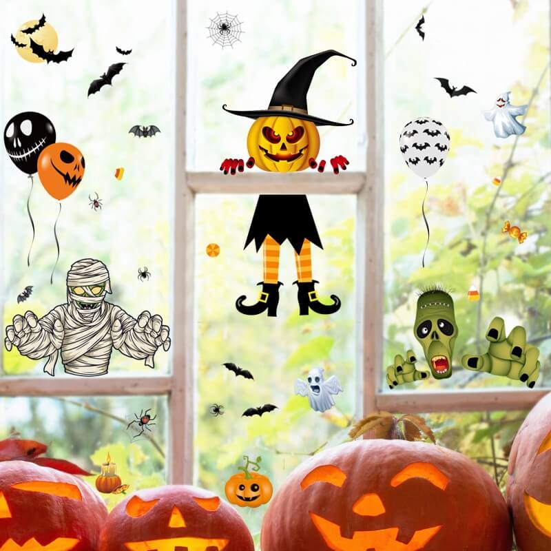 Adesivi per finestre di Halloween
