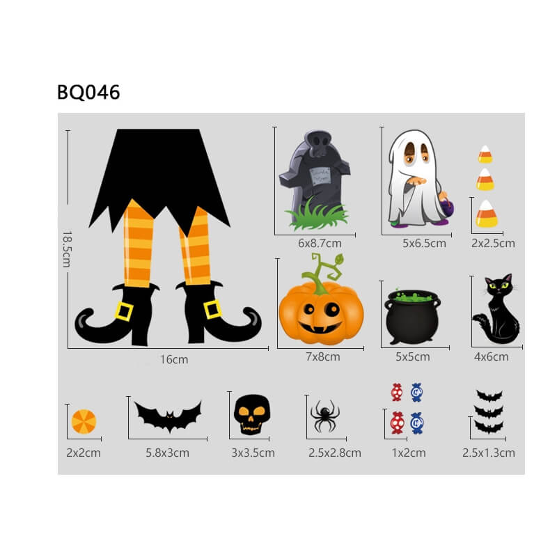 Adesivi per finestre di Halloween