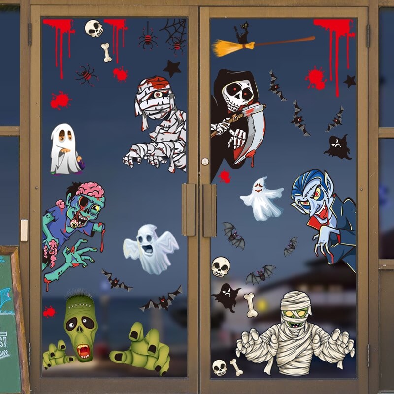 Adesivi per finestre di Halloween