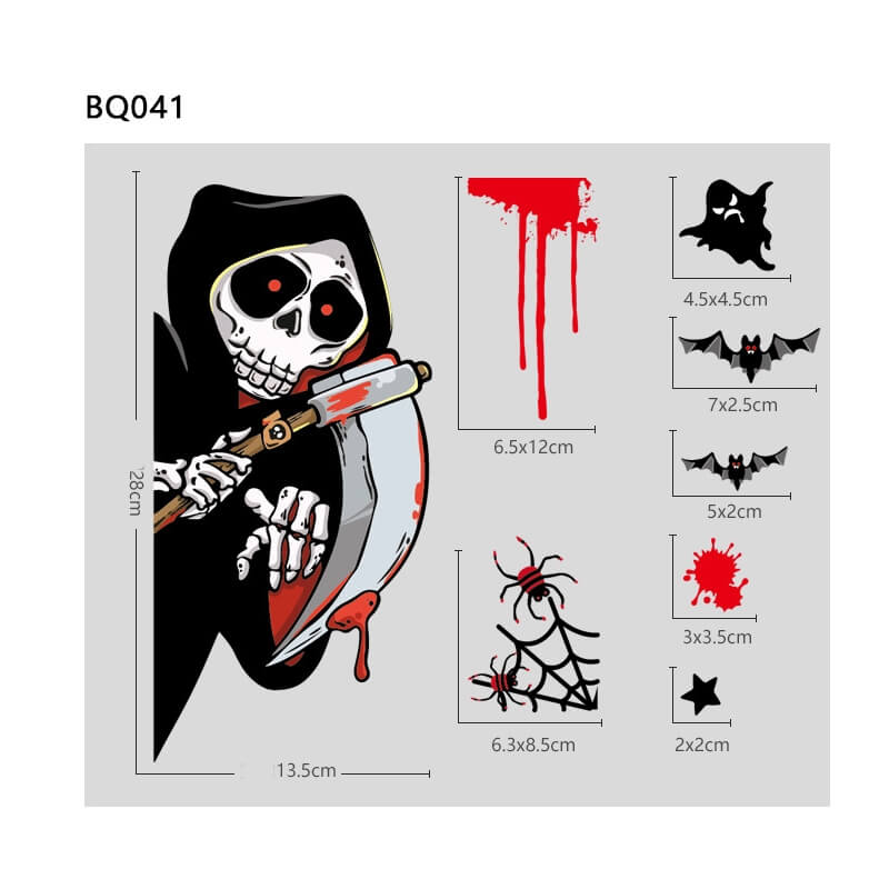 Adesivi per finestre di Halloween