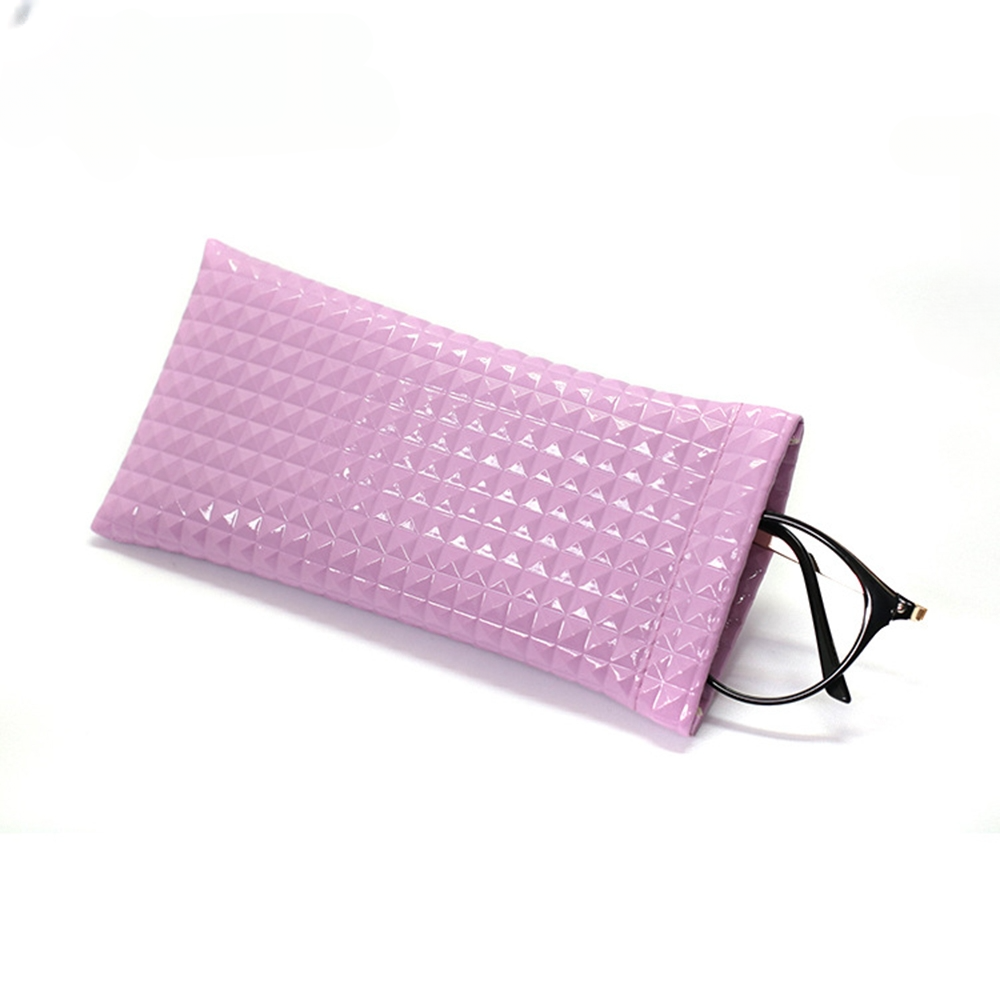 Portaocchiali con struttura a rombi, lucido