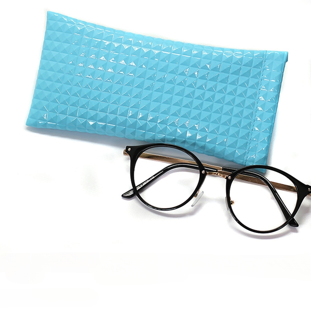 Portaocchiali con struttura a rombi, lucido