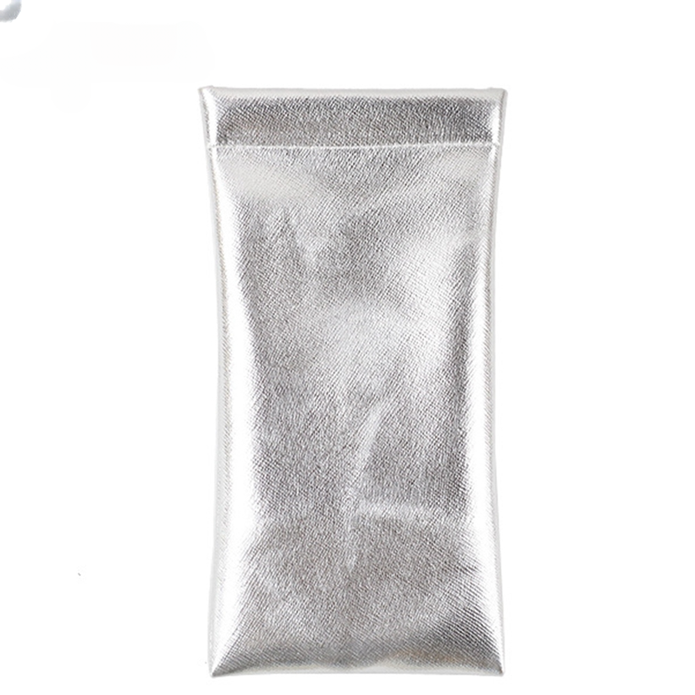 Custodia per occhiali in finta pelle con superficie liscia