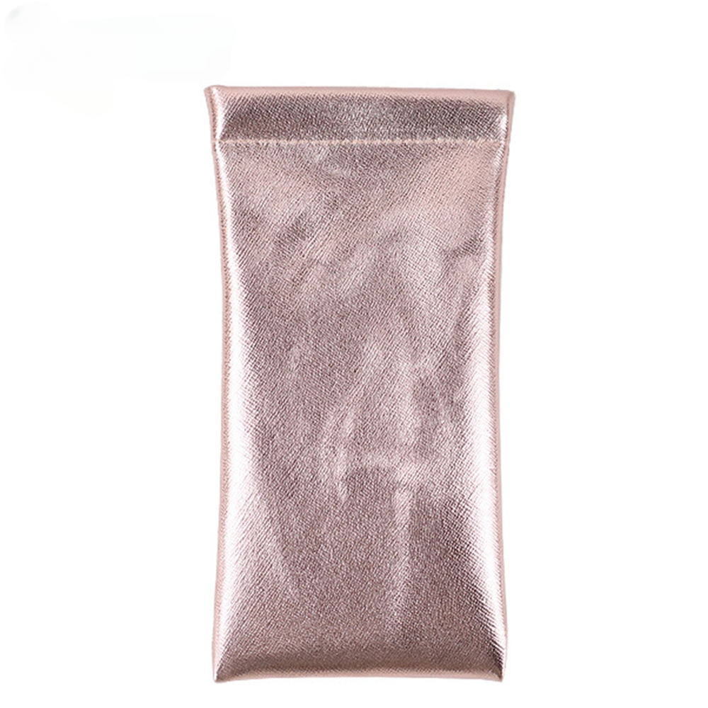 Custodia per occhiali in finta pelle con superficie liscia