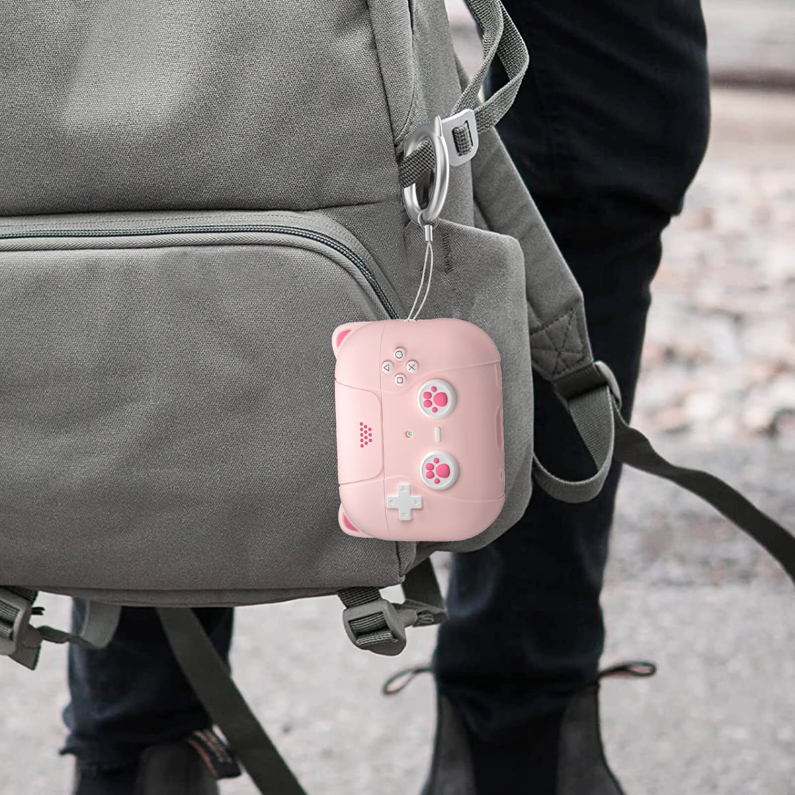 Airpods Pro 2 - Custodia protettiva in silicone gameboy 3D