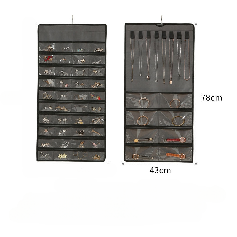 Organizzatore di gioielli appendibile con 48 scomparti