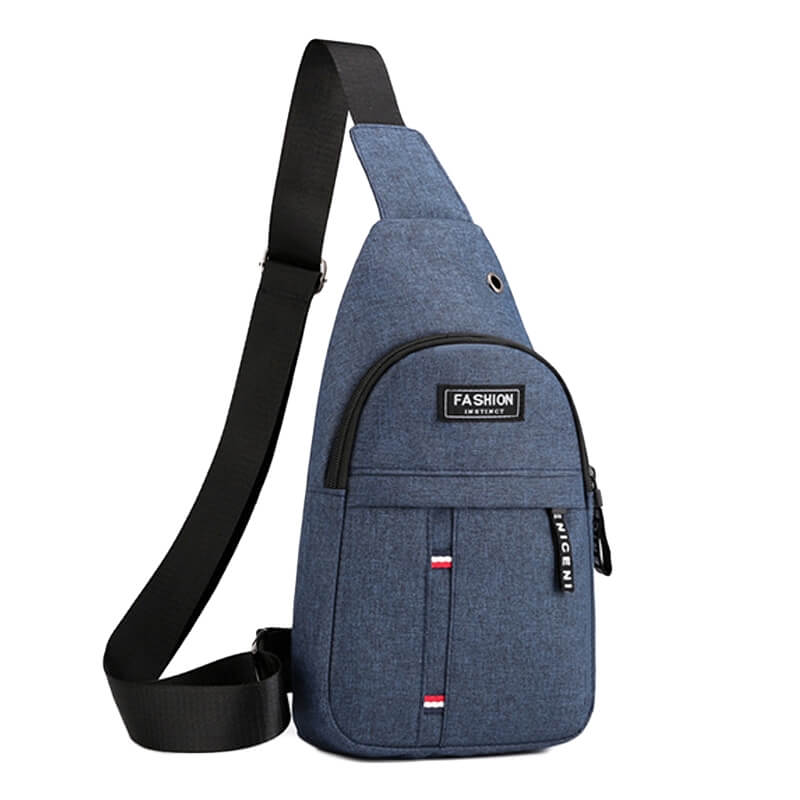 Sac à bandoulière Sac de poitrine Casual Canvas