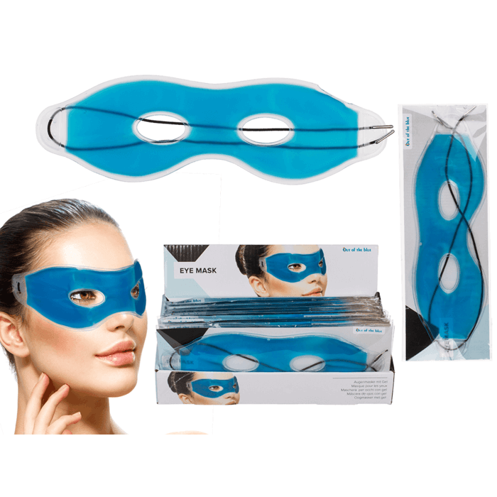 Spa eye mask with cooling gel