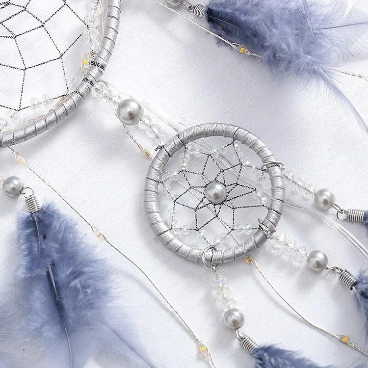 DIY Bastel-Set Traumfänger zum selber gestalten mit LED