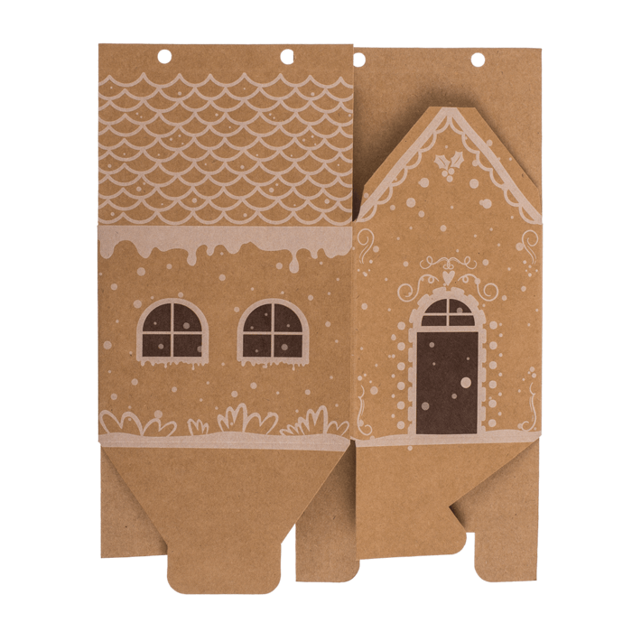 Calendario dell'Avvento fai da te 24 casette da riempire