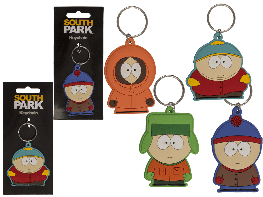 Set da 4 portachiavi South Park