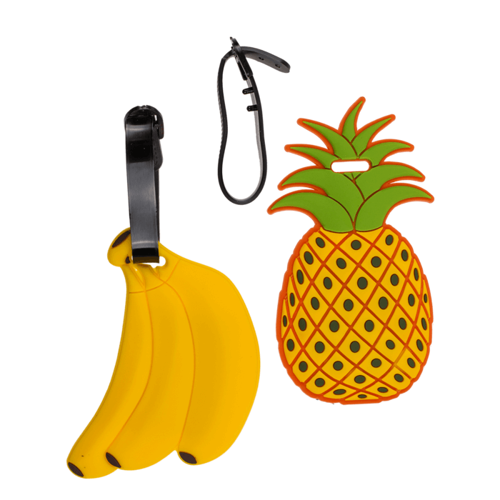 2 pièces. Fancy étiquette de valise