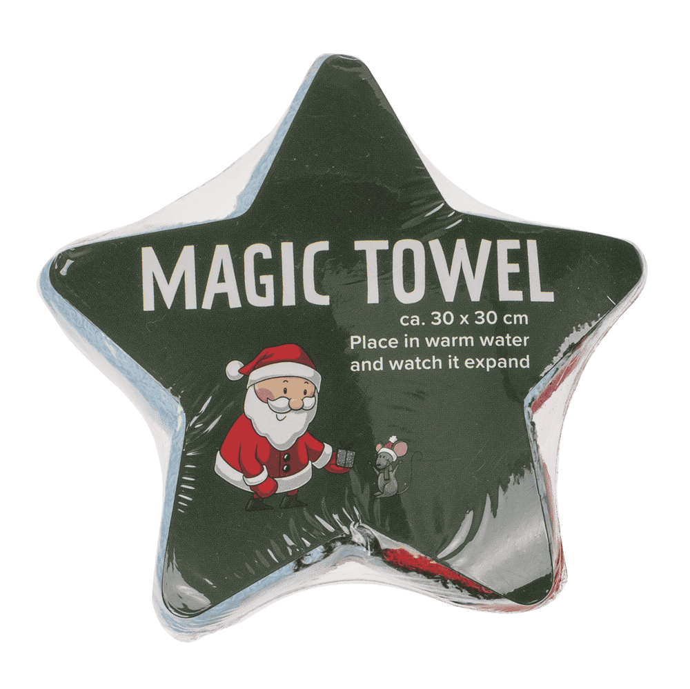Serviette magique de Noël