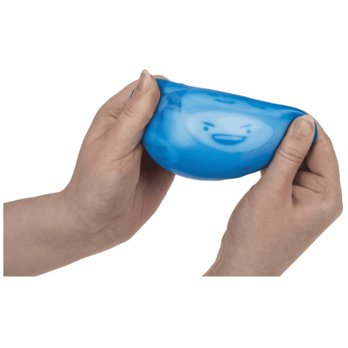 Balle anti-stress à presser avec des visages amusants
