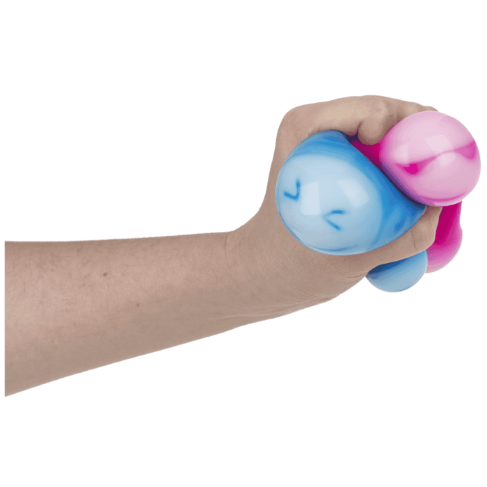 Balle anti-stress à presser avec des visages amusants
