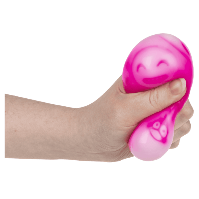 Balle anti-stress à presser avec des visages amusants