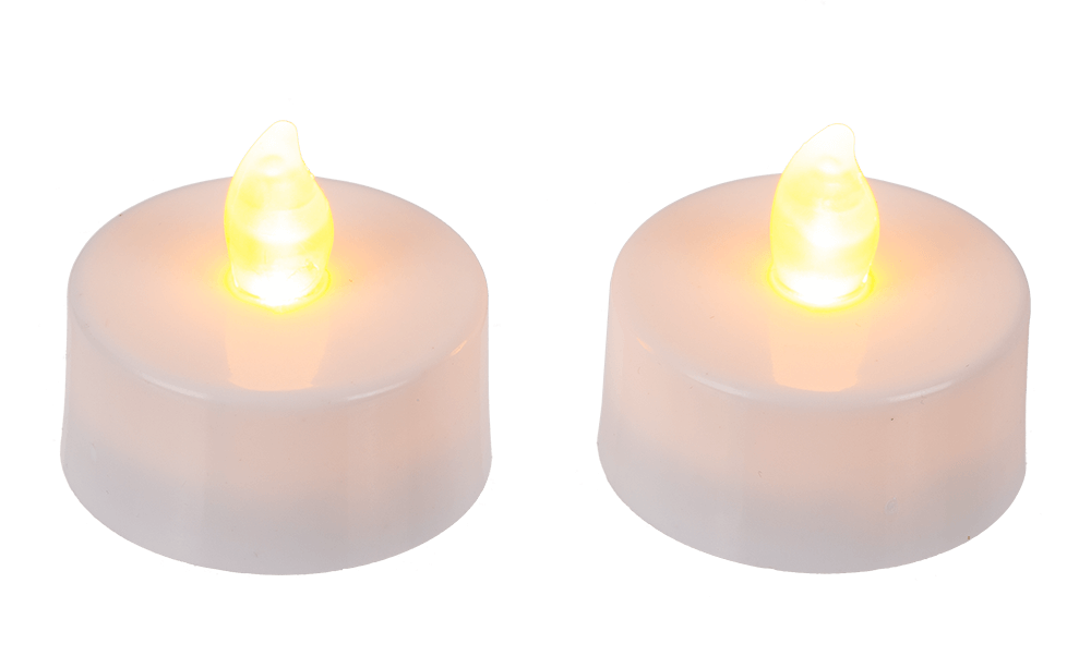 Set da 4 lumini LED con batterie