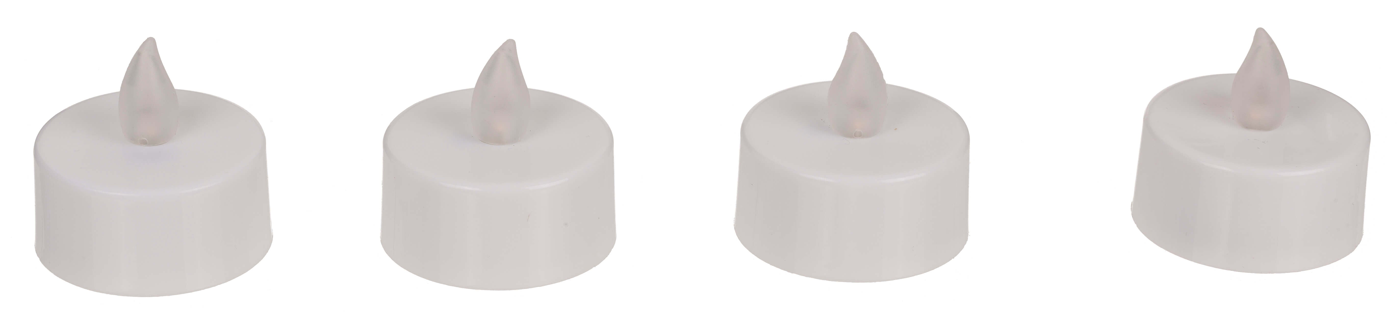 LED Teelichter Set mit Timer und Fernbedienung, 4 Stk