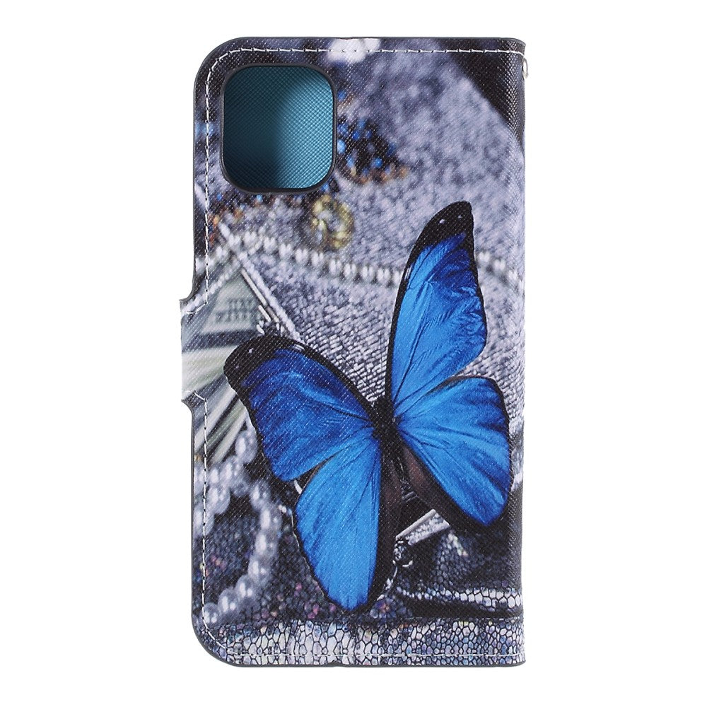 iPhone 11 - Custodia ecopelle farfalle