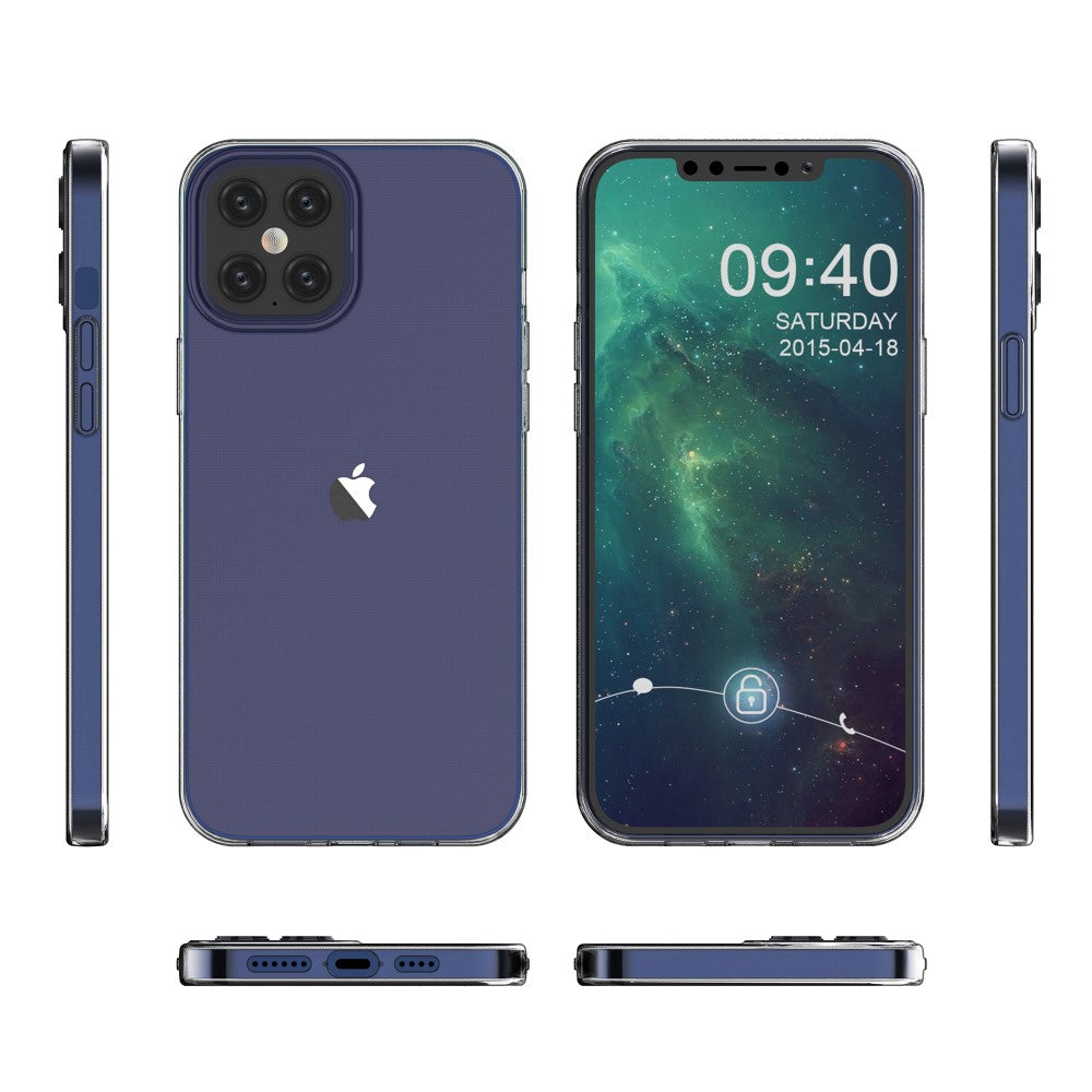 iPhone 12 Pro Max - Silikon Gummi Hülle transparent