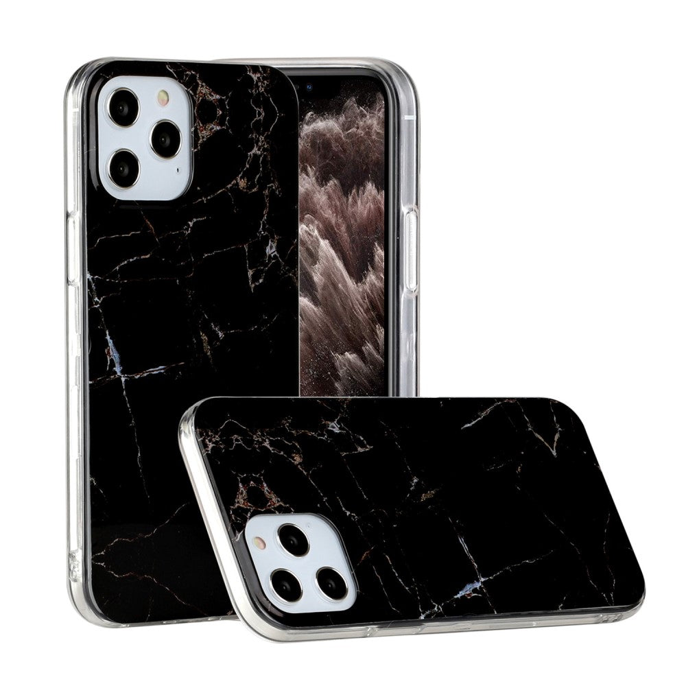 Iphone 12 / 12 Pro - Silicone Rubber Case Marble