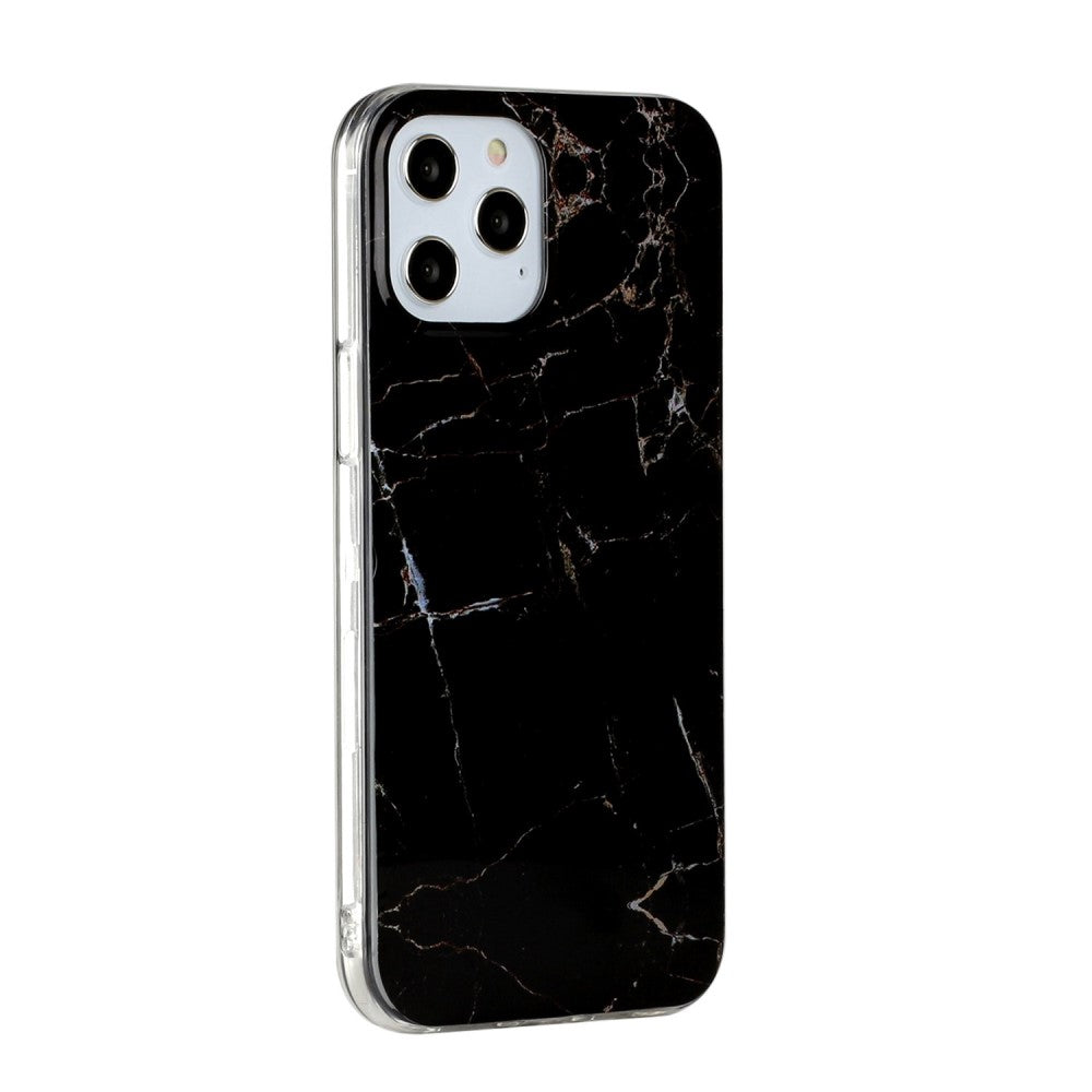 Iphone 12 / 12 Pro - Silicone Rubber Case Marble