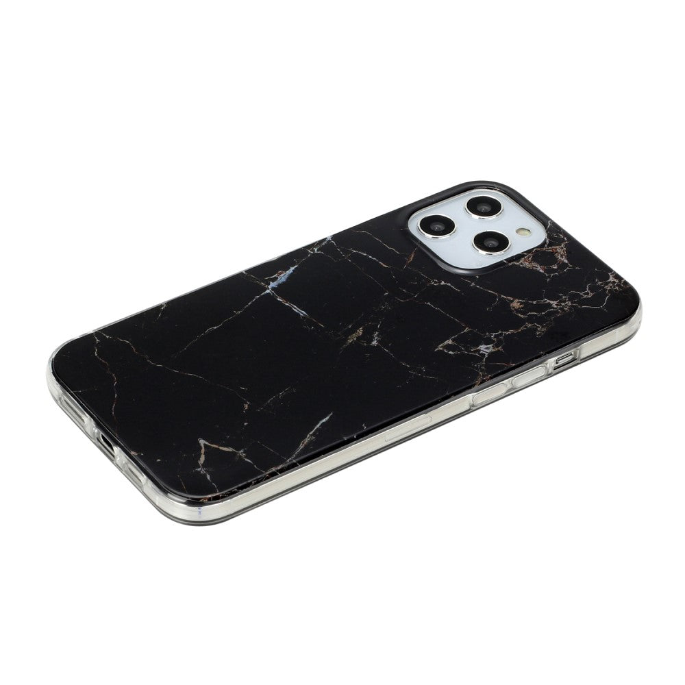 Iphone 12 / 12 Pro - Silicone Rubber Case Marble