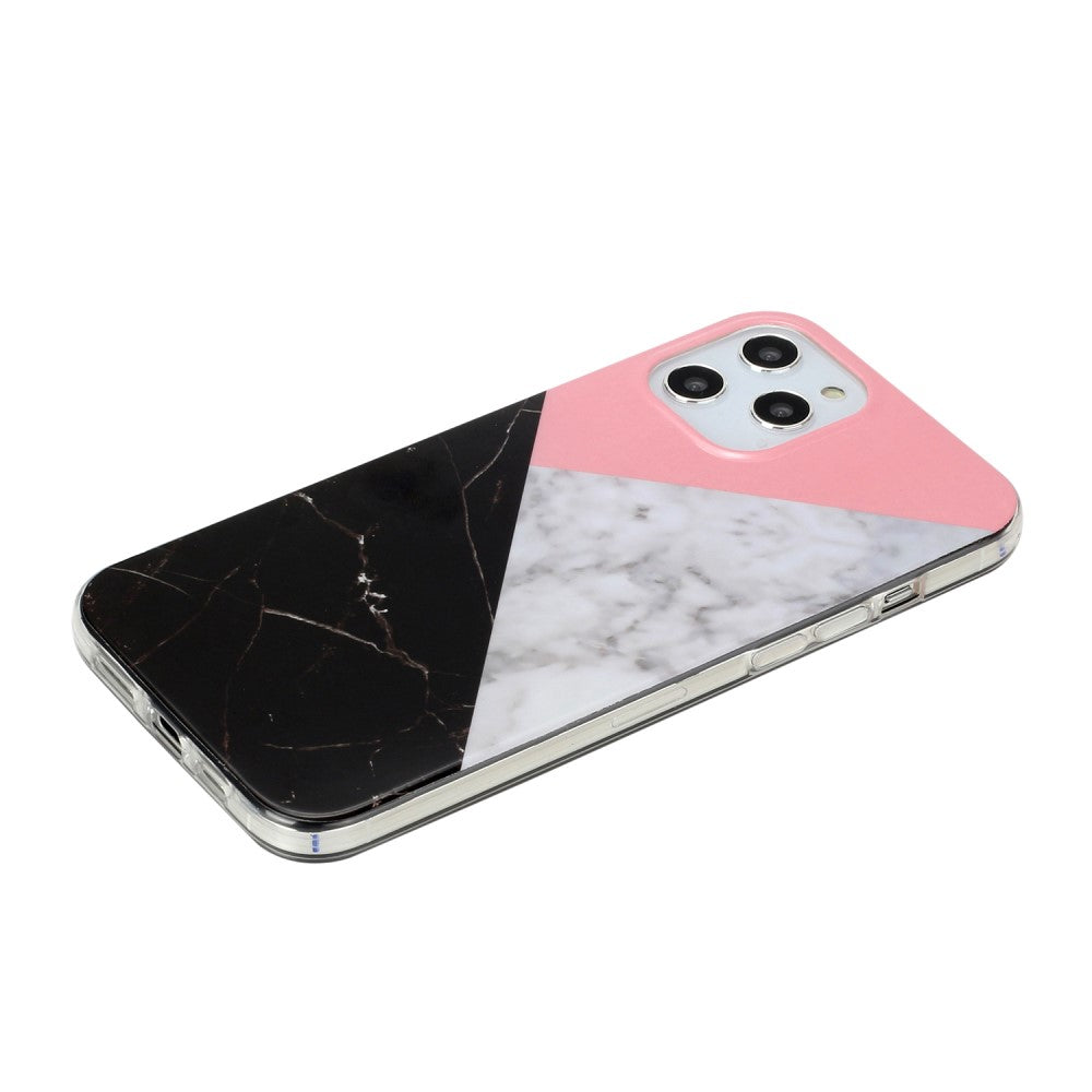 Iphone 12 / 12 Pro - Silicone Rubber Case Marble