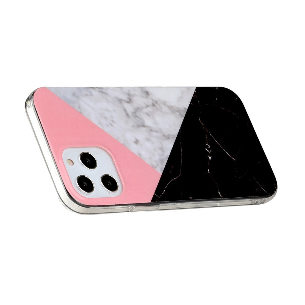 Iphone 12 / 12 Pro - Silicone Rubber Case Marble