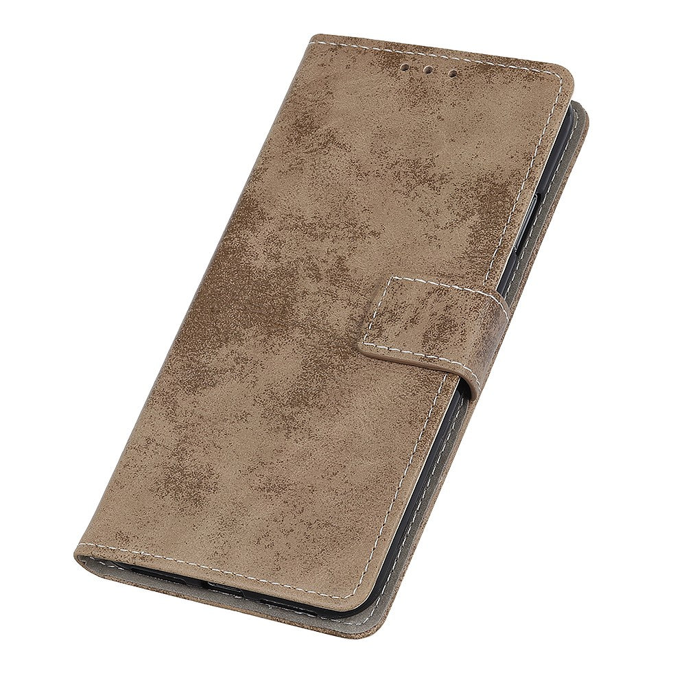 iPhone 13 Pro - Vintage Etui Wildleder Optik