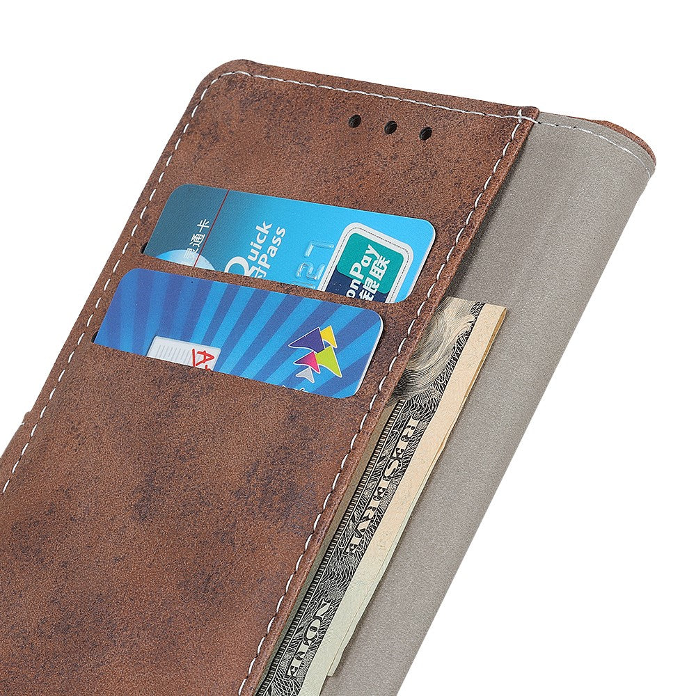 iPhone 13 Pro - Vintage Etui Wildleder Optik