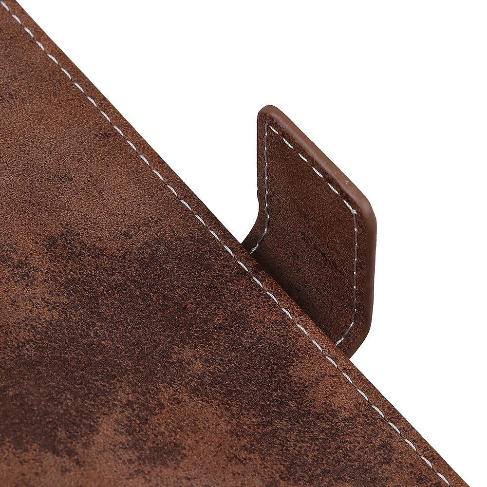 iPhone 13 Pro - Vintage Etui Wildleder Optik